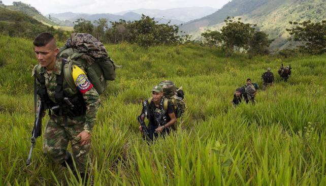 FARC guerrillas are movilized to concentration areas that have been willing to carry out demobilization and abandonment of weapons by the guerrillas of the Revolutionary Armed Forces of Colombia (FARC).